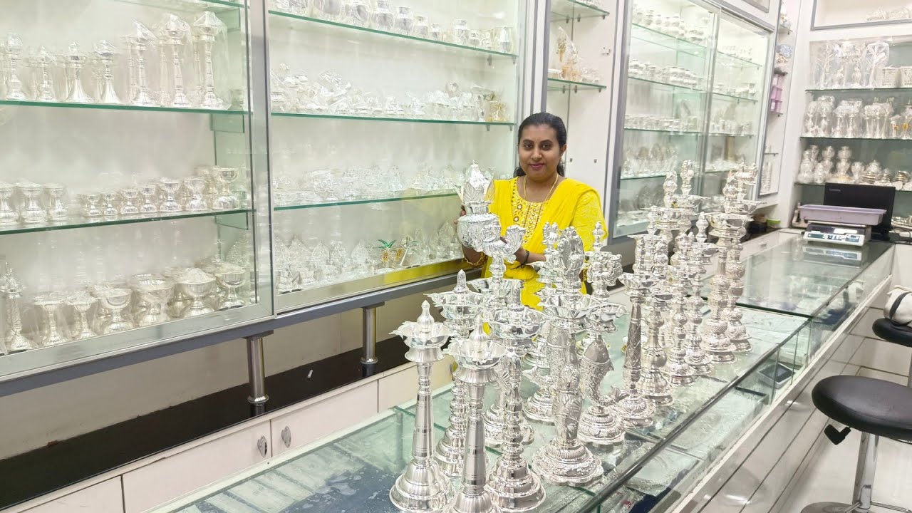 ಪ್ಯೂರ್ ಬೆಳ್ಳಿ ಪಾತ್ರೆಗಳ ಅಂಗಡಿ l Pure Silver Articles Shop in Bangalore l  Bangalore Shopping