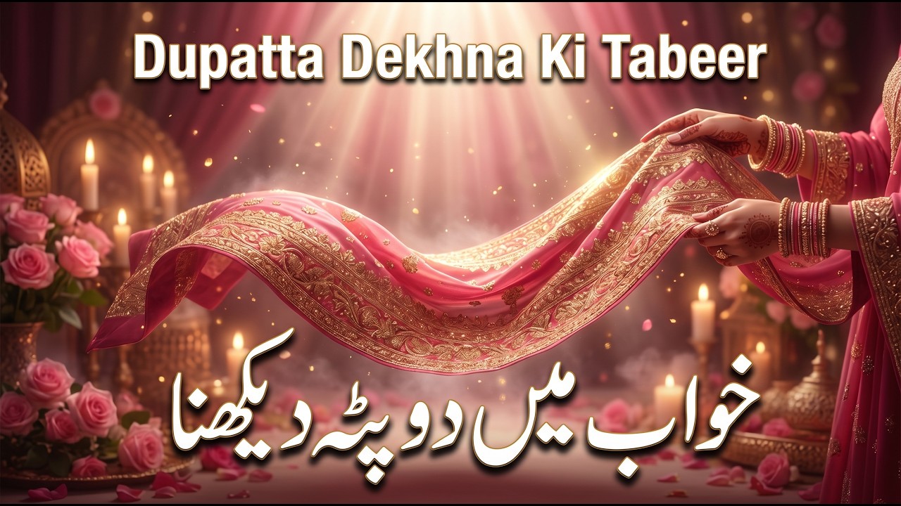 Khwab Mein Dupatta Dekhna | Dena Lena Milna Gum Hona Dhundhna Jalna Orhna Pehna Phatna Kharidna