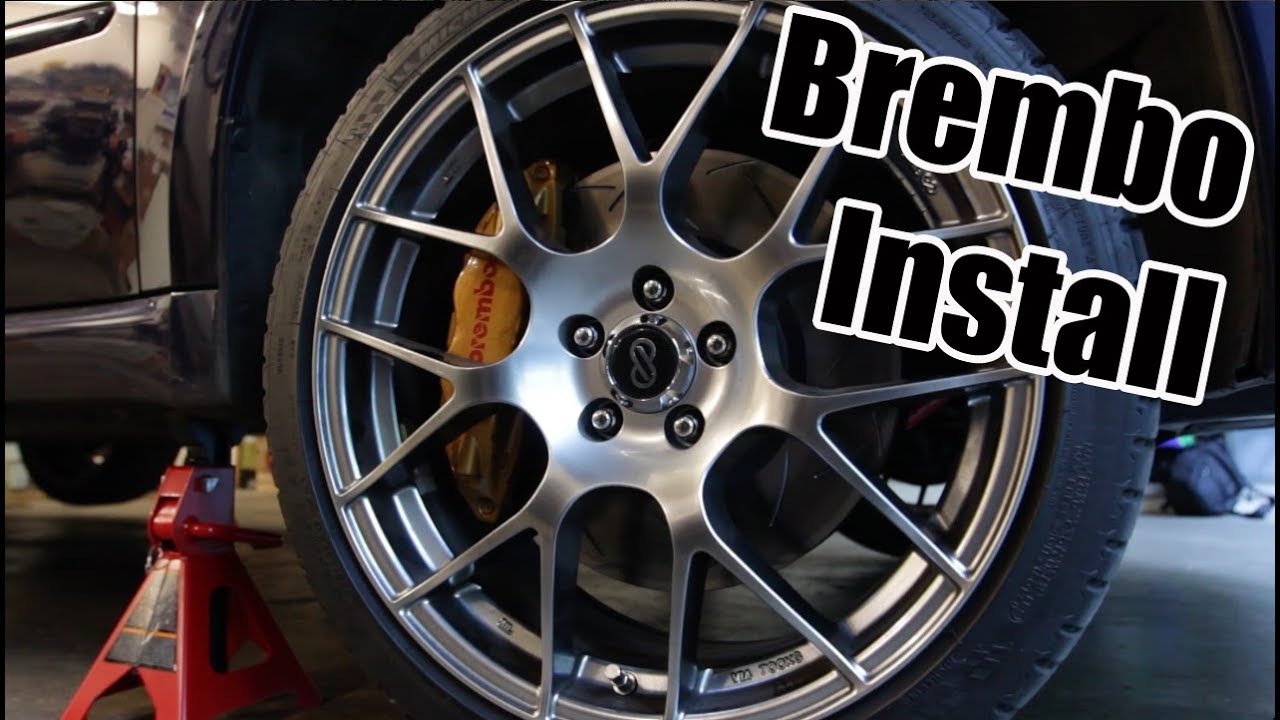 STI Brembo Install - 2005 Legacy GT