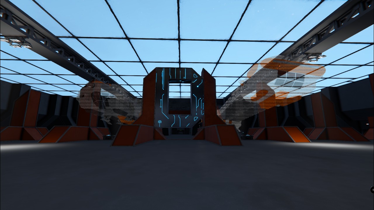 touring the finished areas of DUCK HQ!