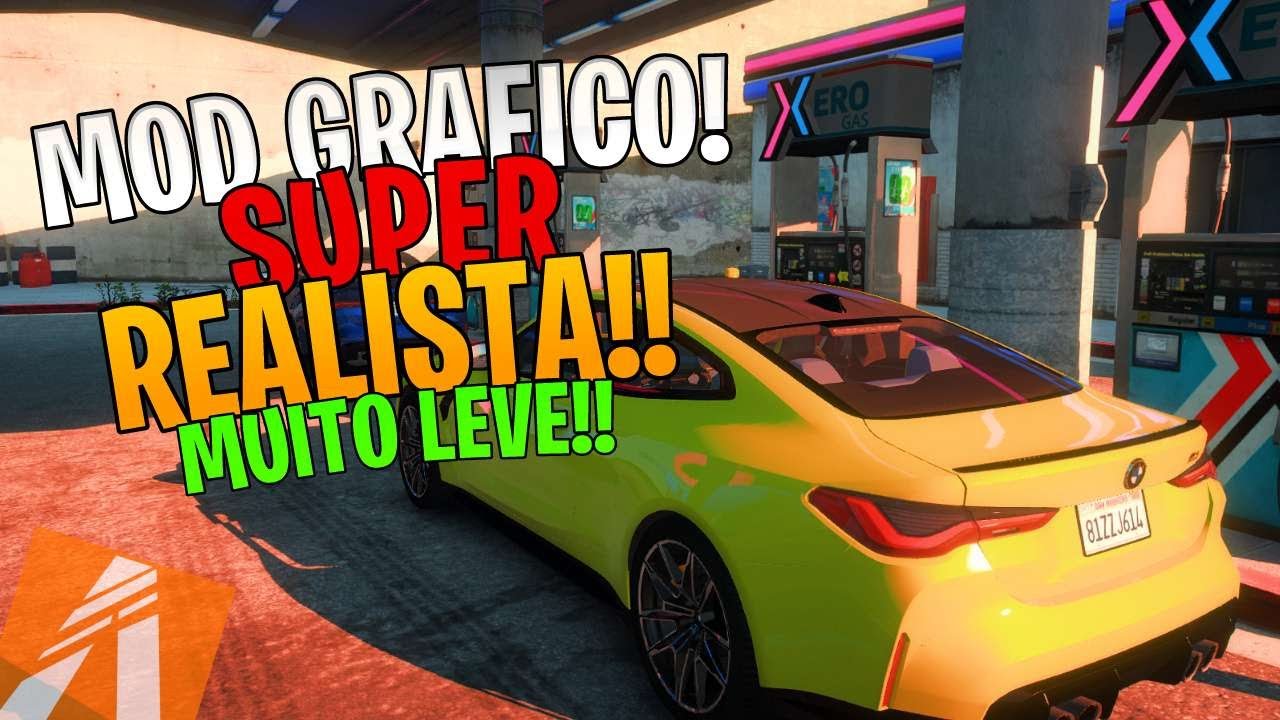 MOD GRAFICO REALISTA PARA FIVEM 2024!!! MUITO LEVE!!! 😍😵