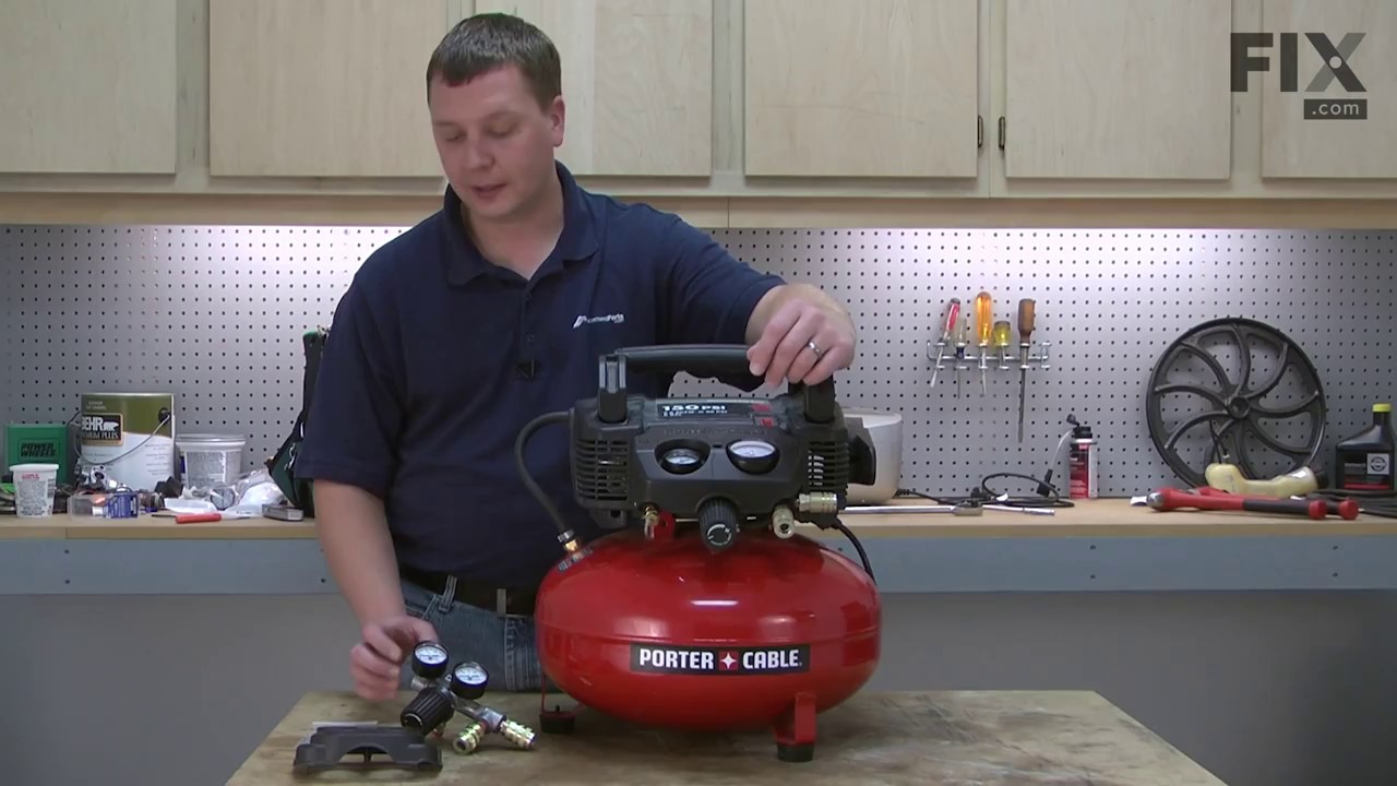 Porter Cable Air Compressor Repair &ndash; How to replace the Manifold Kit