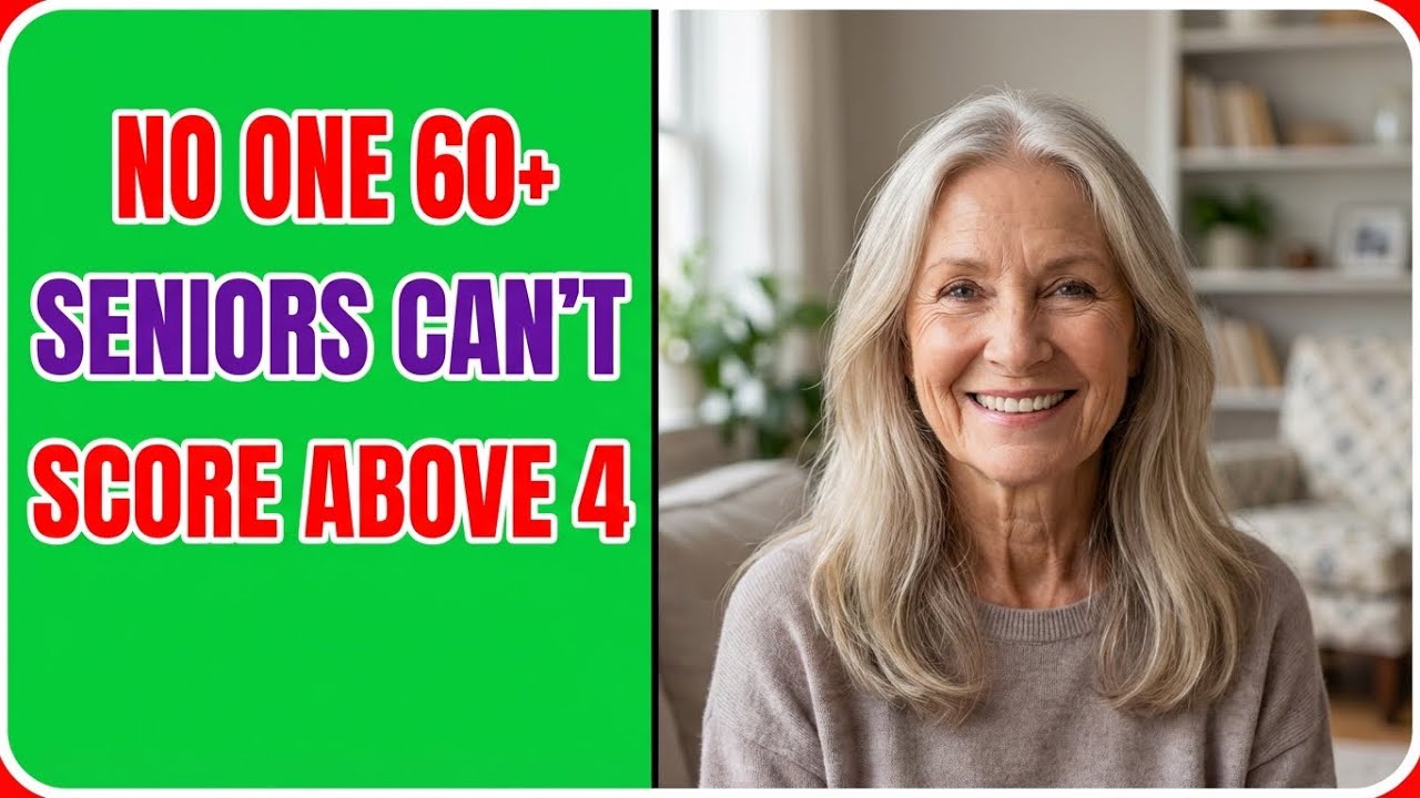 No One 60+ Seniors Can’t Score Above 4 | Hard General Knowledge Quiz