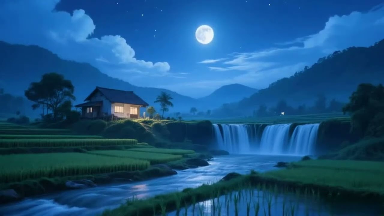 Peaceful Night 🌑 Healing of Stress,Anxiety and Depressive States,Relaxing ,Nighttime Sleep 7