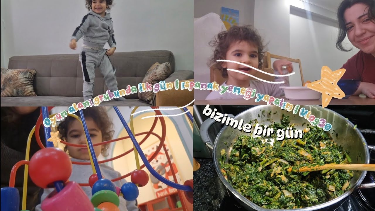 Oyun Grubunda İlk Günümüz 🥹 | Ispanak Yemeği Yaptık | Vlog30