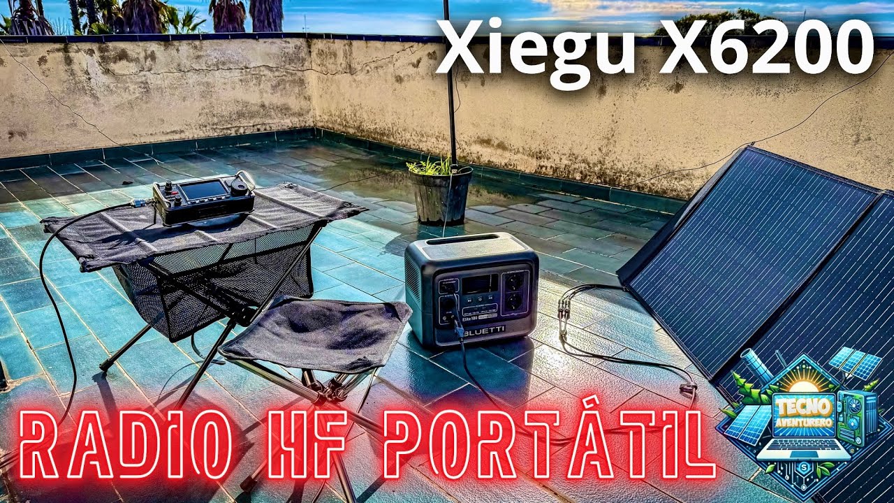 📡🔥 RADIO HF PORTÁTIL QRP EN CAMPAMENTO PORTÁTIL AUTOSUFICIENTE 😱 ⚡ #QRP #RadioAfición #xiegu #radio
