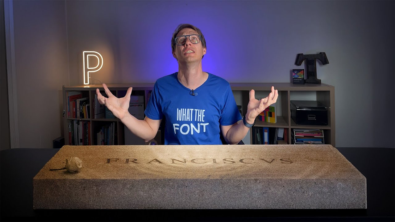 Heavenly Typography? Not for Pope Francis