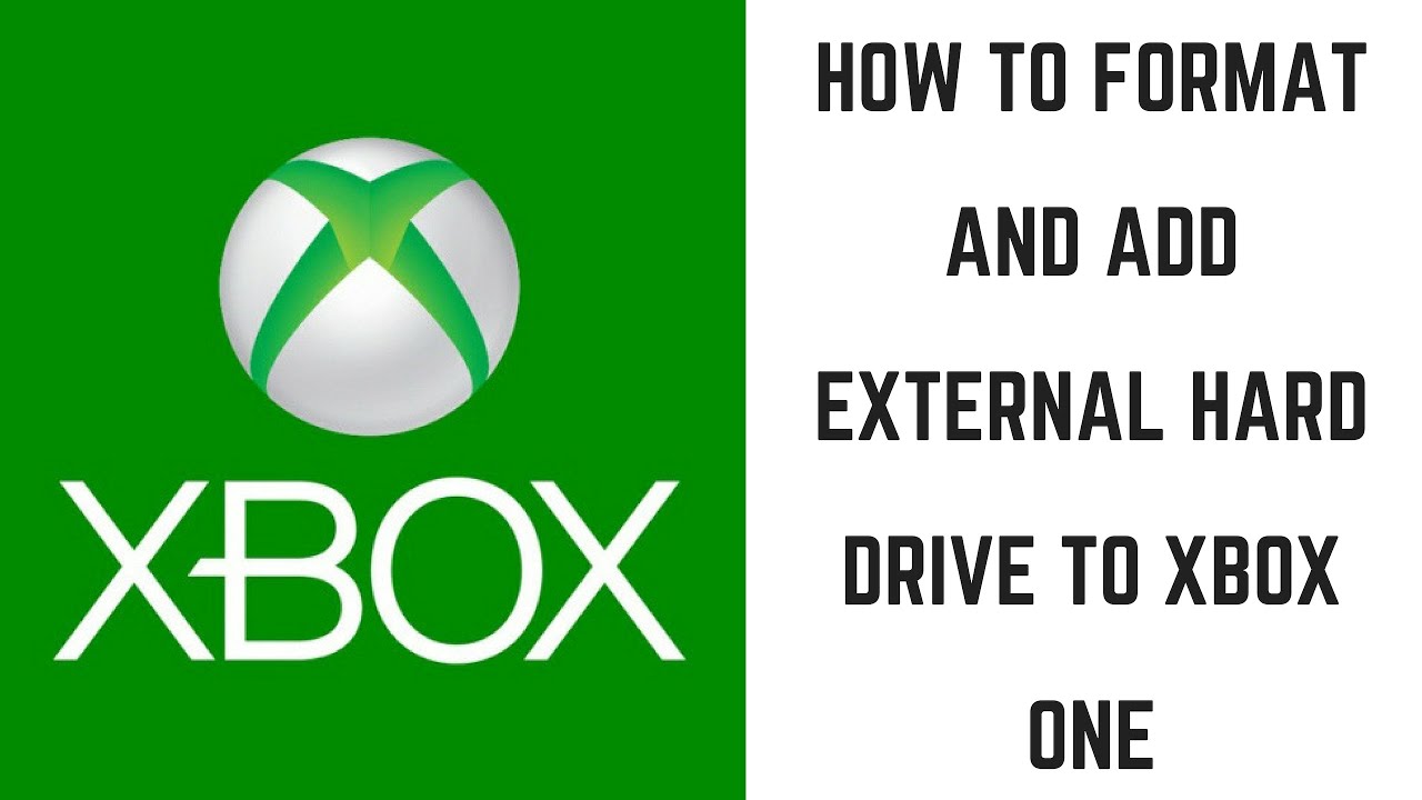 How to Format and Add External Hard Drive to Xbox One