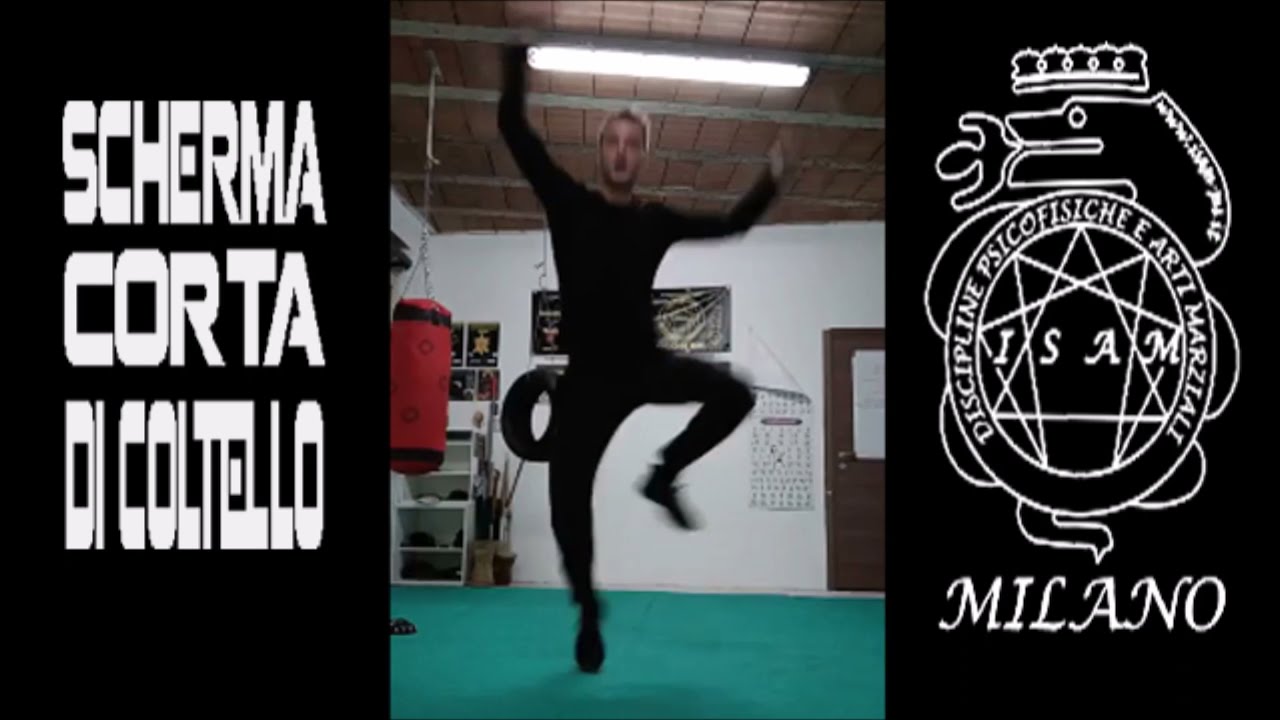 Scherma di coltello - Knife Fencing - Italian Martial Art - l10 Movements Form Footwork and attack