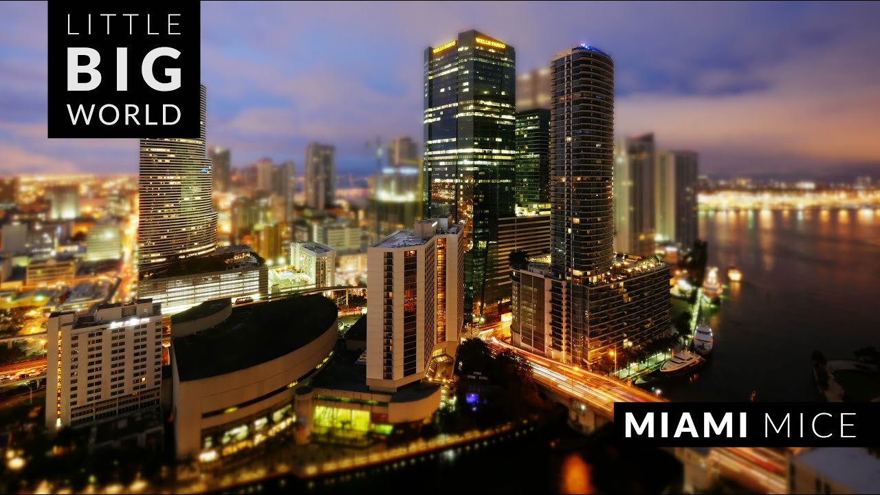 Miami Mice  in 4k | Little Big World | Time lapse & Tilt shift