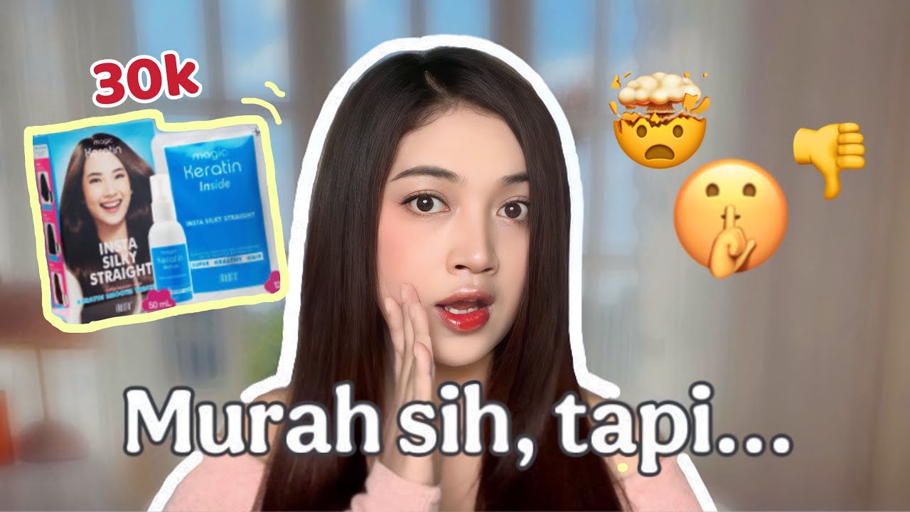 REVIEW JUJUR: INAURA MAGIA KERATIN INSTA SILKY STRAIGHT | smoothing rambut sendiri