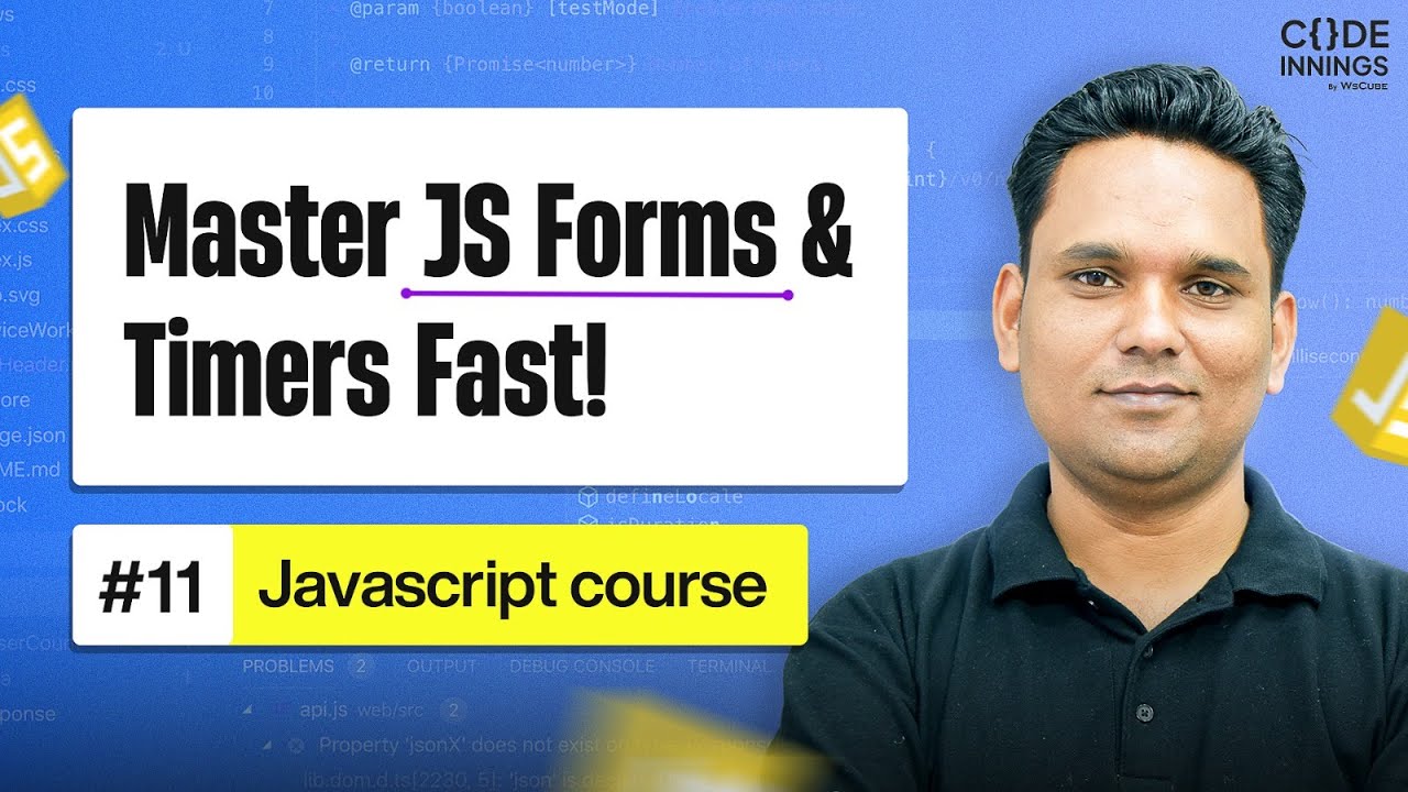 Master JavaScript Form Events, Timers & Date &mdash; With Real Projects!