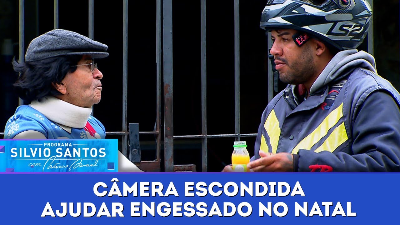 Ajudar Engessado no Natal | C&acirc;meras Escondidas (24/12/23)