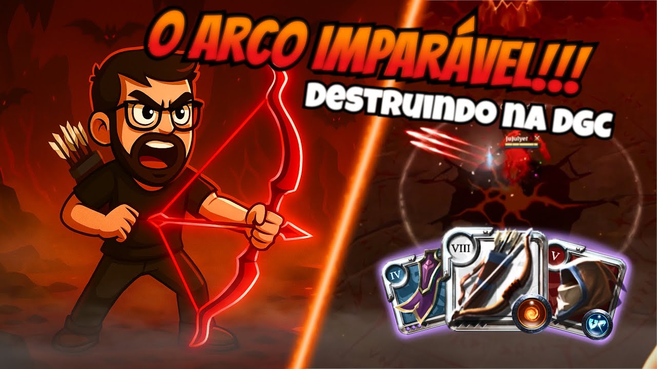 Esse Arco QUEBROU o Meta da DG Corrompida!!! | Stream Highlights | Albion Online