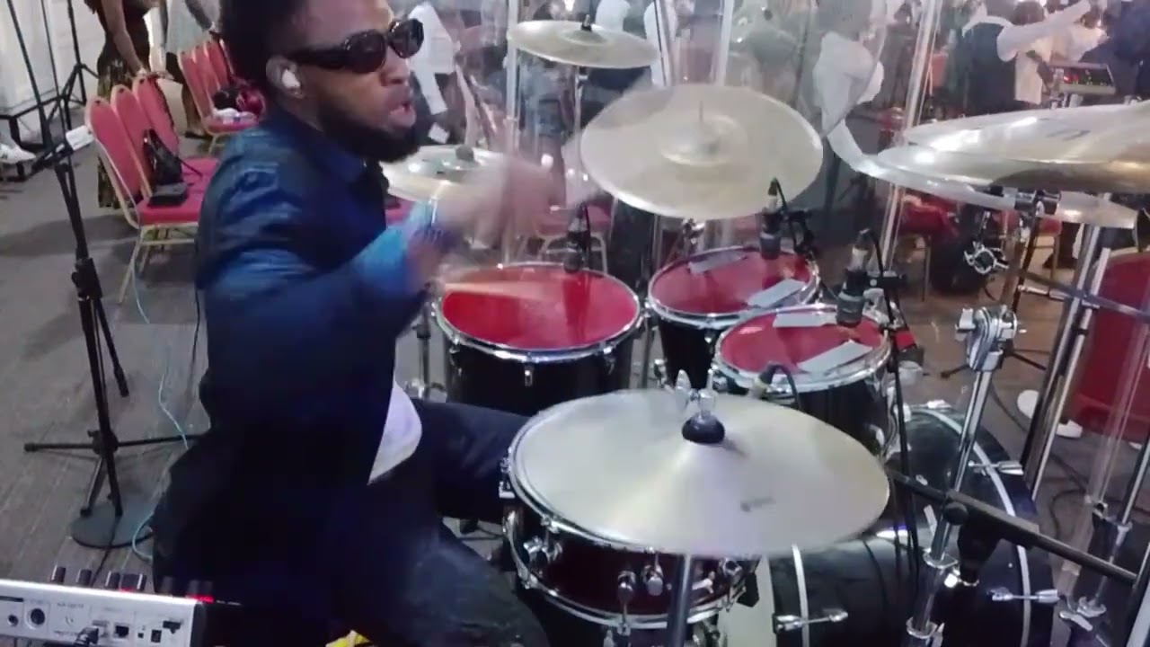 Worship session with @rccgje @flystickz_inc #drummer #drums #music #musician 
