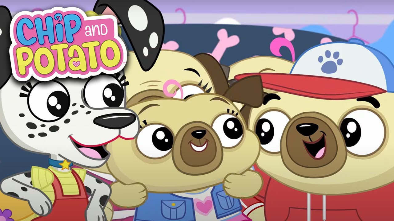 Chip and Potato | Wycieczka na zakupy dla druhen | Kreskówki Dla Dzieci | Obejrzyj więcej w Netflix