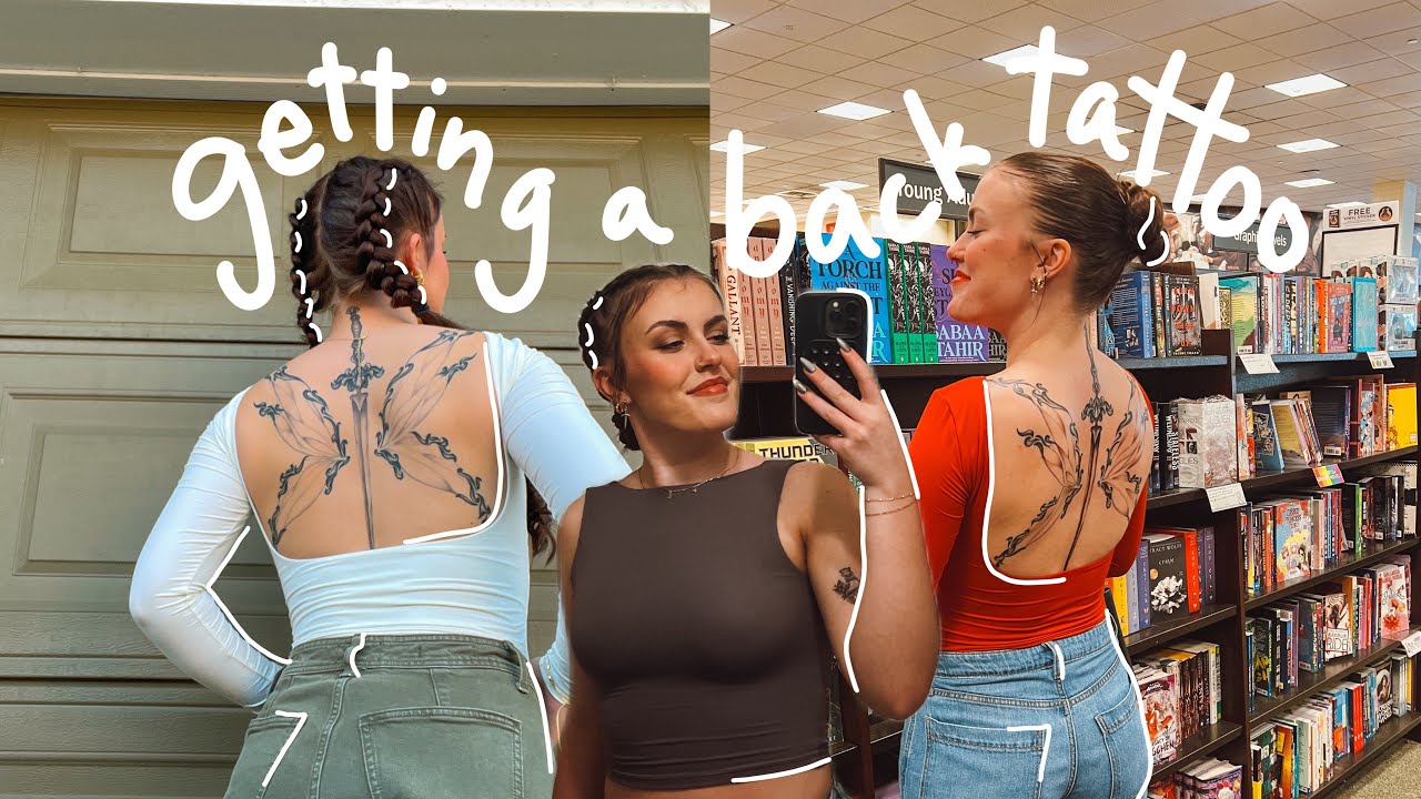 getting my back tattoo! VLOG | karsyn rae