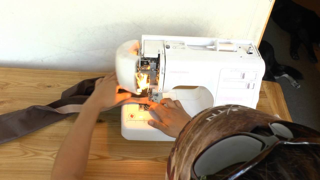 Winter Moccasin Making- Buckskin Uppers Part 3/5  Sewing Binding Tape