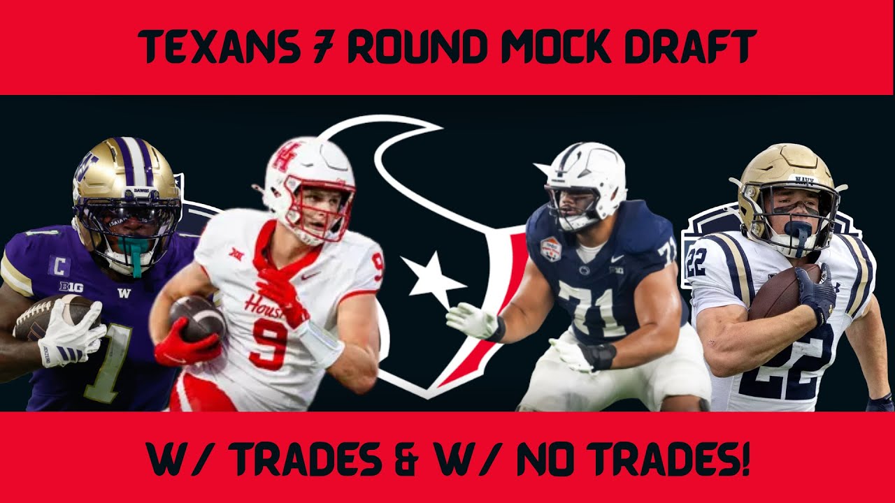 NEW OFFENSE FOR THE 2026 SEASON?? HOUSTON TEXANS 7 ROUND MOCK DRAFT!!