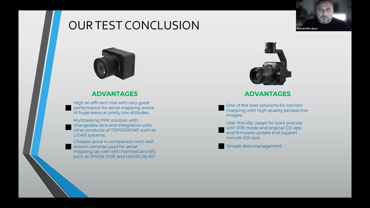 TOPODRONE P61 and DJI Zenmuse P1 cameras comparison in real-life conditions