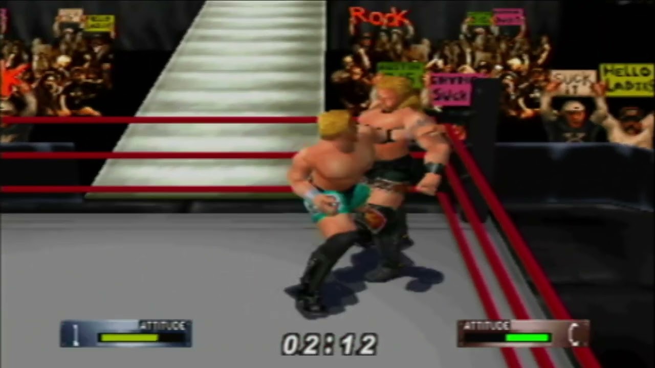 WWF Wrestlemania 2000 - N64 Gameplay - Hardcore Holly vs Test