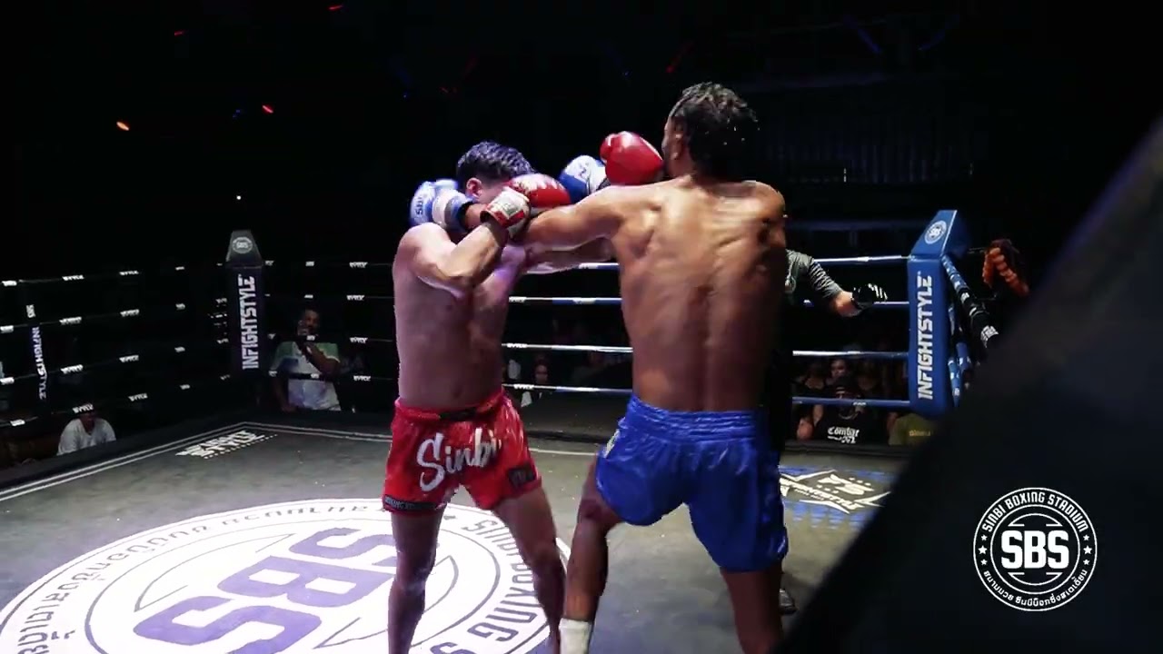🔴 AARON SINBI MUAY THAI  🇨🇦defeats🔵 Rayane Lions MMA Club Phuket  🇩🇿by decision