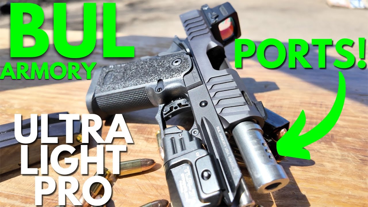 BUL Armory Ultralight Pro Review - Ported EDC 1911 Double stack