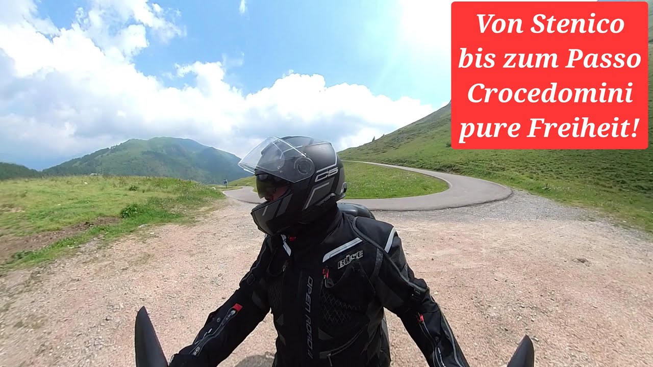 Mit dem Piaggio MP3 über dem Gardasee – Fahrt zum Passo Croce Domini / Teil 2
