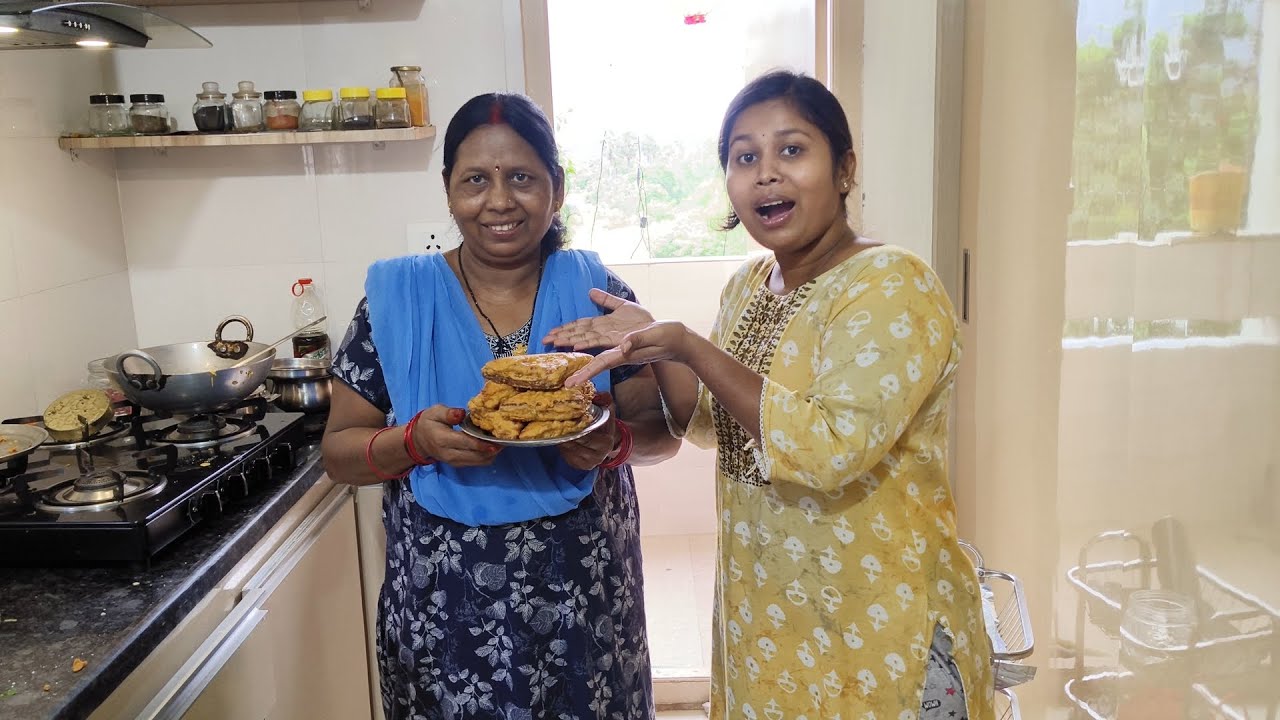 Mom Prepared Bread Pakoda For Us During Cyclone