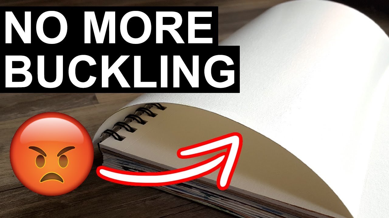 No More Paper Buckling! Quick Tip for Watercolor Artists!