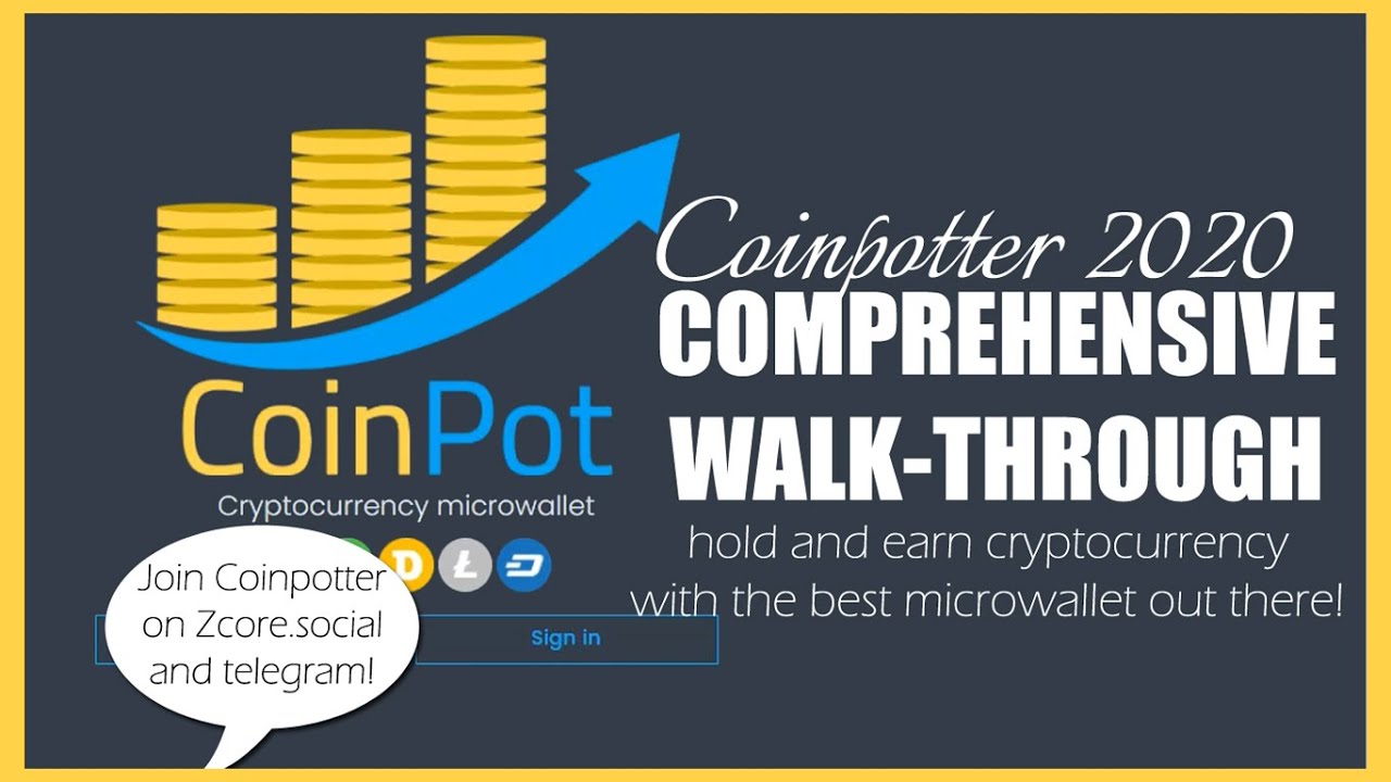 Coinpot Cryptocurrency Microwallet for Bitcoin Comprehensive Walk-Through | Coinpotter