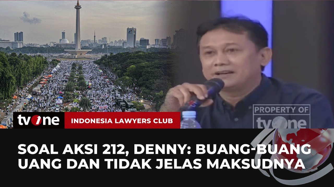 Momen Denny Siregar Kritik Pedas Reuni 212 di Monas | ILC tvOne