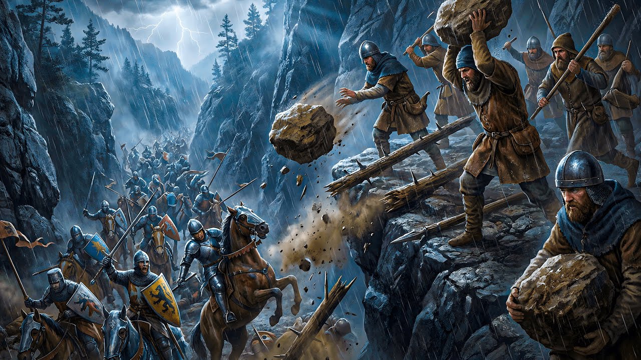 How 1,500 Swiss Peasants Annihilated 9,000 Armored Knights | Battle of Morgarten (1315)