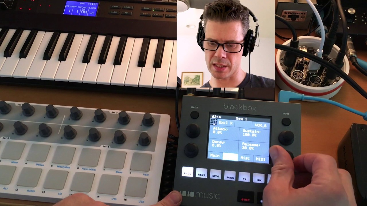1010music blackbox: Slicer sample playback with MIDI  #sampler #blackbox