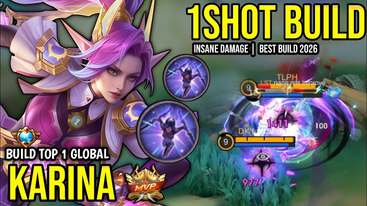 KARINA BEST BUILD 2026 | BUILD TOP 1 GLOBAL KARINA GAMEPLAY | MOBILE LEGENDS✓