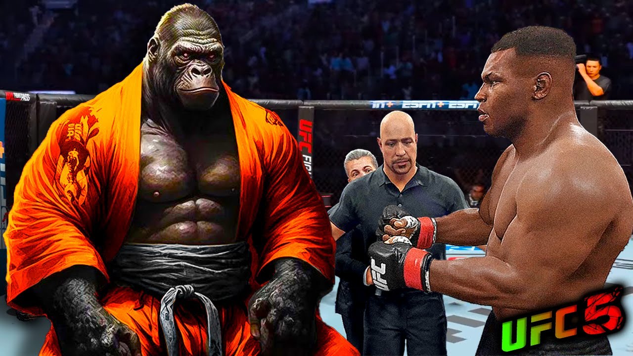 Gorilla Kung Fu vs. Mike Tyson (EA sports UFC 5) - Rematch