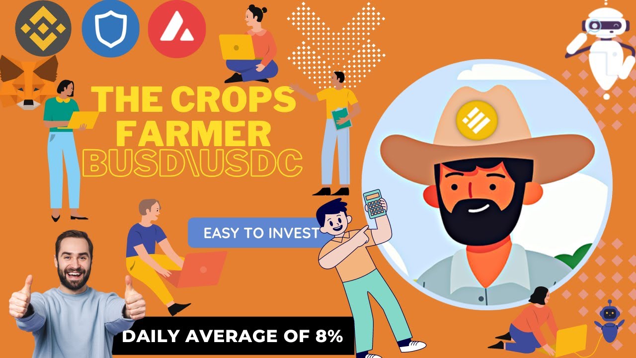 THE BUSD/USDC CROPS FARMER | These miners pay you 8% DAILY | Just launched!