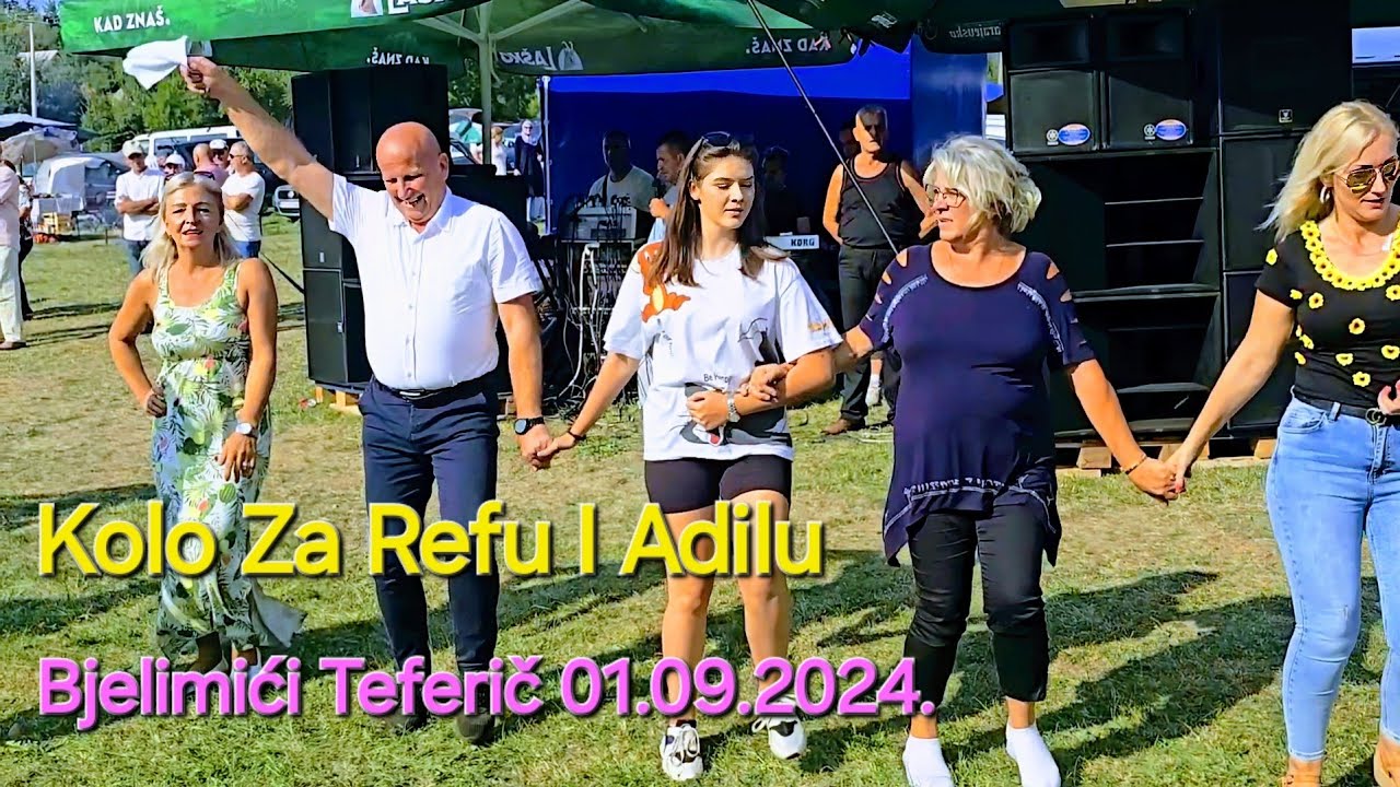 Kolo Za Refu I Adilu 🕺💃🎉 - Bjelimići Teferič 01.09.2024. - Amko Bend.