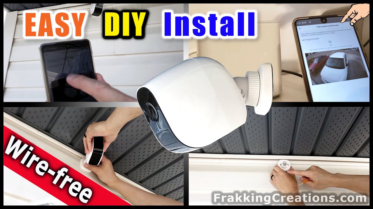 How to install a Wireless security camera - Indoor/Outdoor security camera installation guide