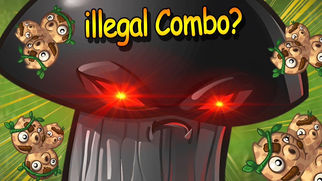 A illegal Combo Three Nut + Doom Shroom ▌PvZ Heroes
