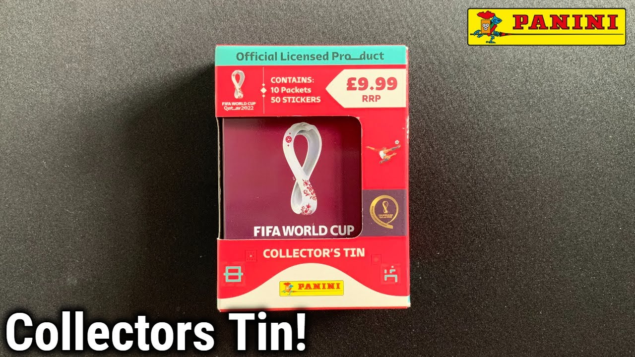 Collector’s Tin Opening! - Panini FIFA World Cup Qatar 2022 Official Sticker Collection! ⚽️😮