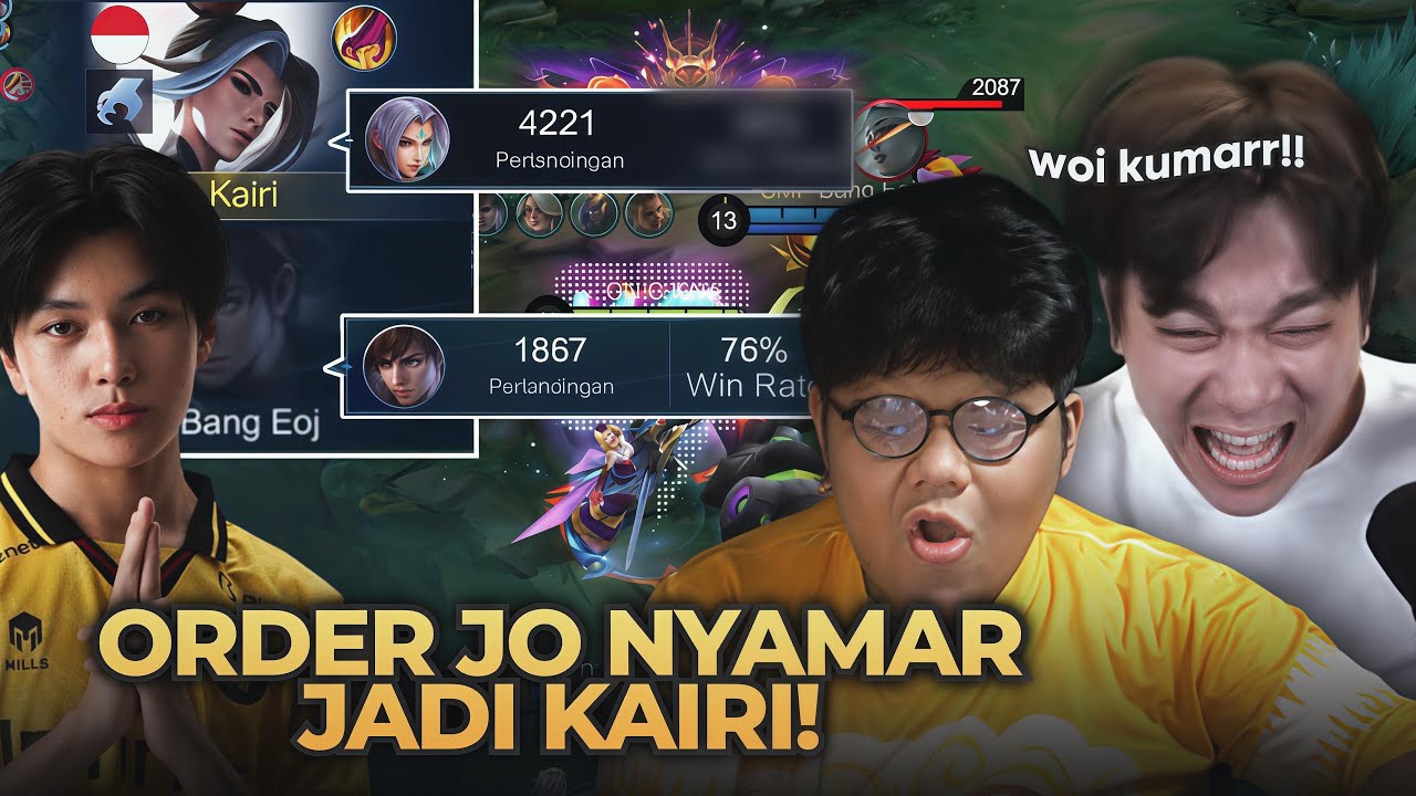 ORDER MABAR JONATHAN LIANDI NYAMAR JADI KAIRI ! LANGSUNG IZIN TAMPIL PAKE LING IESF !