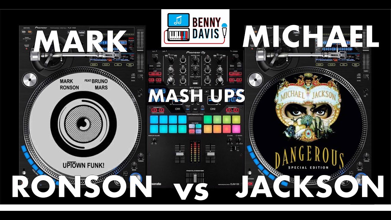 Blurred Lines Between Mark Ronson and Michael Jackson - Uptown Funk Jam