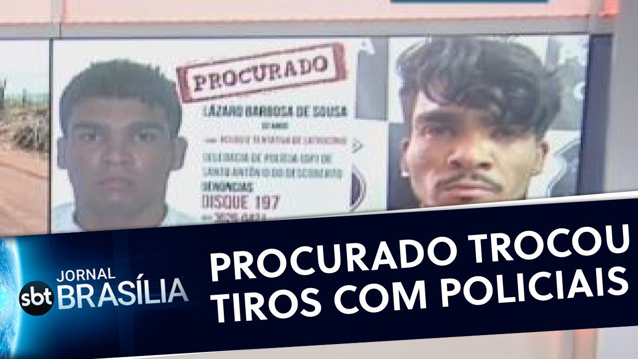 Lázaro Barbosa consegue fugir da polícia novamente | Jornal SBT Brasília 15/06/2021