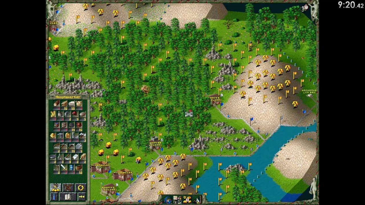 The Settlers II - Speedrun - South America in 51m 16s