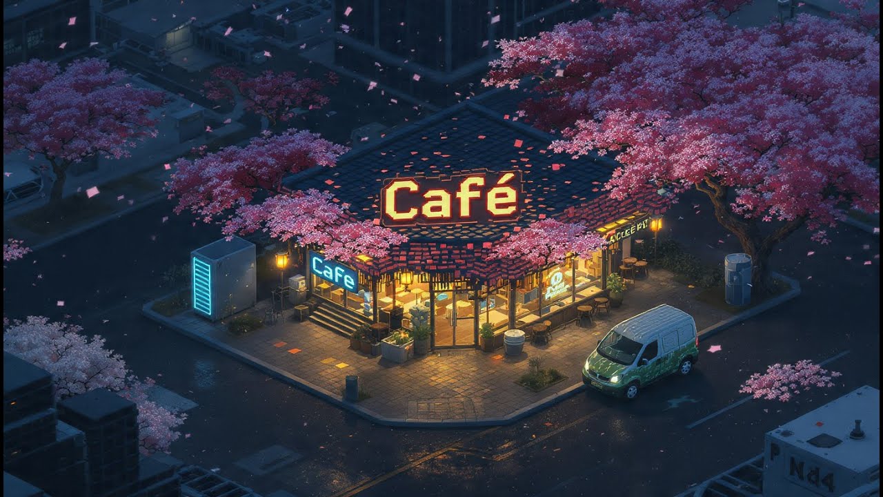 Sunrise Cafe Ambience | Focus Music