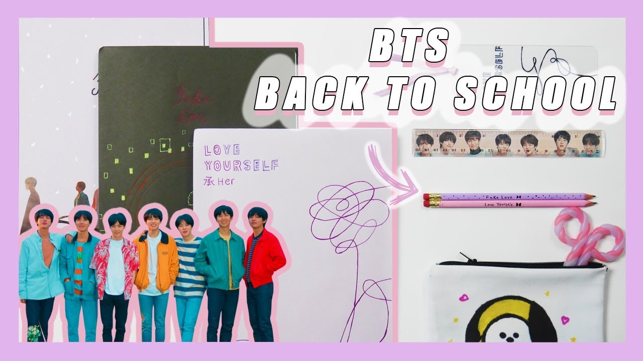 DIY K-POP : DECORA TUS ÚTILES ESCOLARES DE BTS | JMARYLINJ
