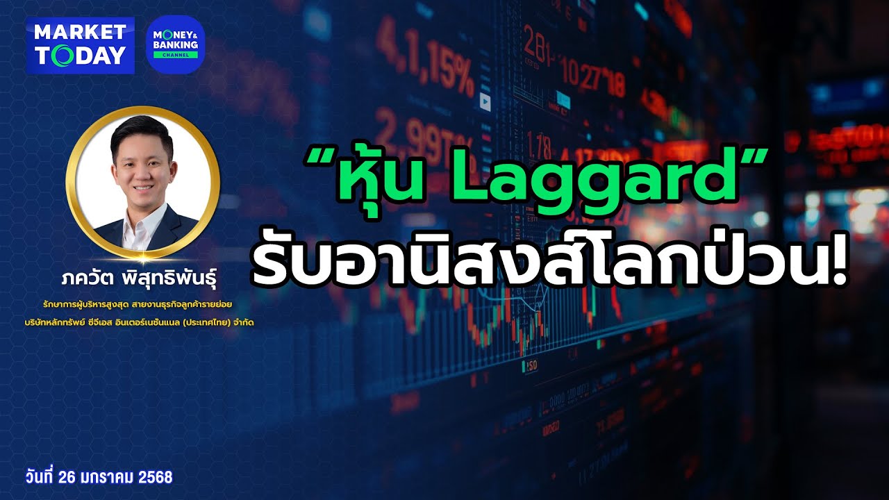 #LIVE ! “หุ้น Laggard” รับอานิสงส์โลกป่วน! | Market Today