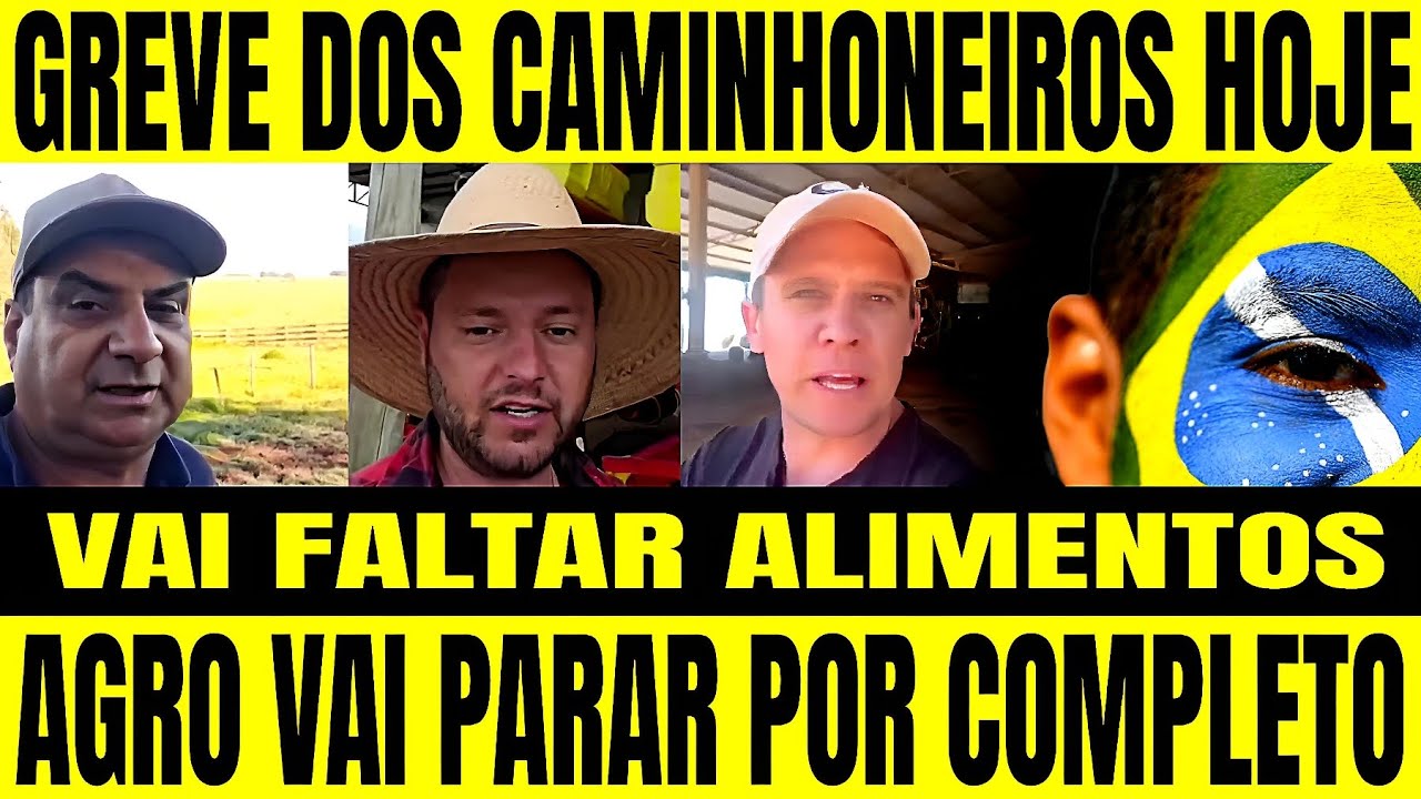 🚨🇧🇷 GREVE DOS CAMINHONEIROS HOJE 06/12/2025 AGRO VAI PARAR VAI FALTAR ALIMENTOS