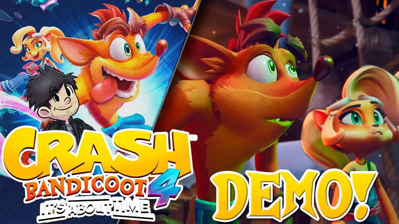 #1 CARLOS (El Topo que Gira) AL RESCATE! | Probando el DEMO de Crash Bandicoot 4 | Español Latino 4K